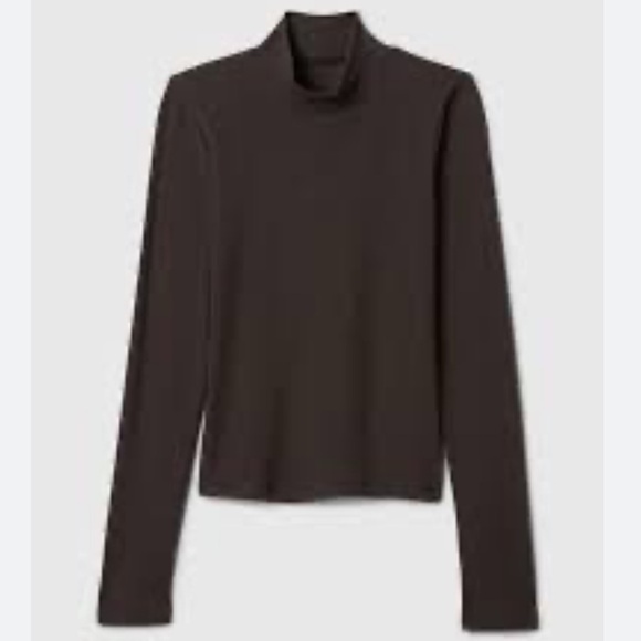 Gap Brown Ridded Mockneck Sweater Sz XL - Picture 1 of 5